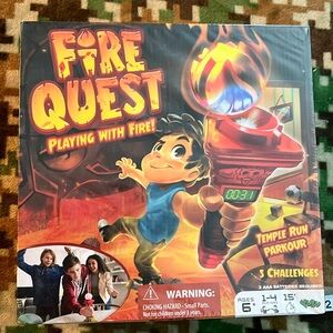 Fire Quest Game, Brand New, never opened. 3 AAA batteries required.